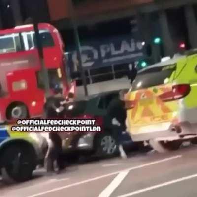 SCO19 making an arrest.