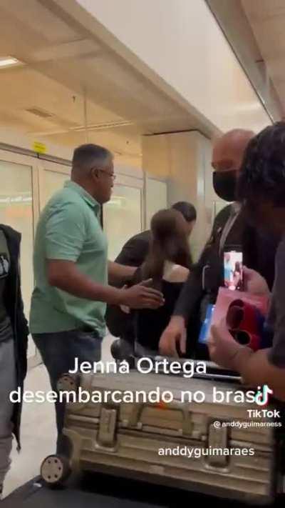 Taking photos with fans