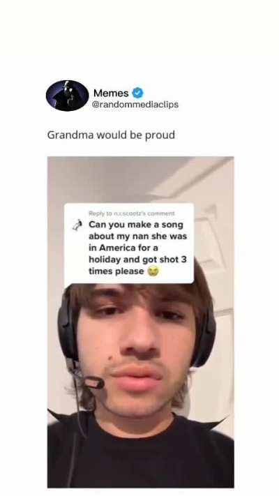 He shot her  with......