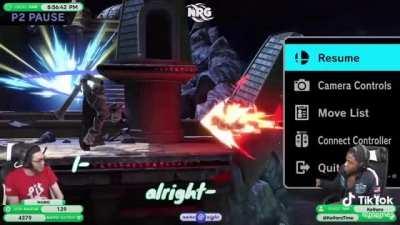 his sponsor was watching