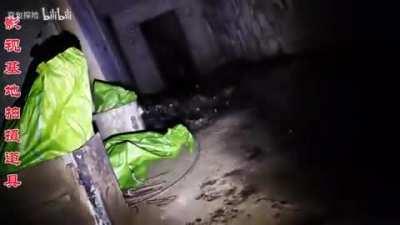 PART 2: (10/10 EXTREMELY GRAPHIC) More video evidence surfaces of Potential CHILD Organ harvesting Jeepers Creepers style catacomb, intense scenes of hundreds of remains, some with bullet holes in the top of the skull. More to be posted today. NSFW