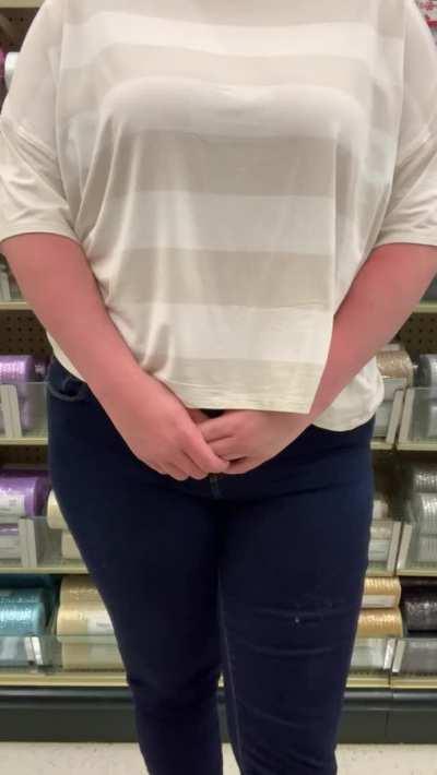 Sometimes a girl just needs a quick titty bounce. I hope no one saw me. 🤫