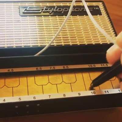 A snippet of ‘Addict’ on stylophone!