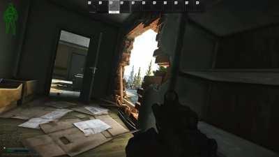 Nade litteraly teleports through A DOOR