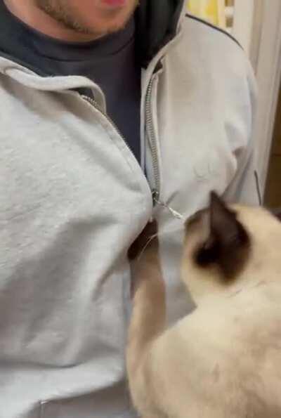 Back stage dresser in action