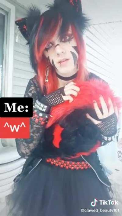 I can only imagine being a teacher and having a student show up dressed like this