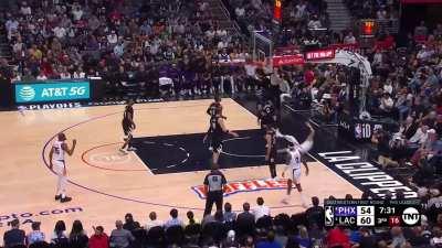 [Highlight] Booker fakes out Zubac before hitting tough AND-1