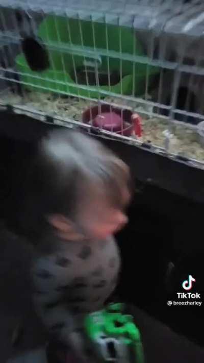 She finally found out who has been cutting her son's hair.