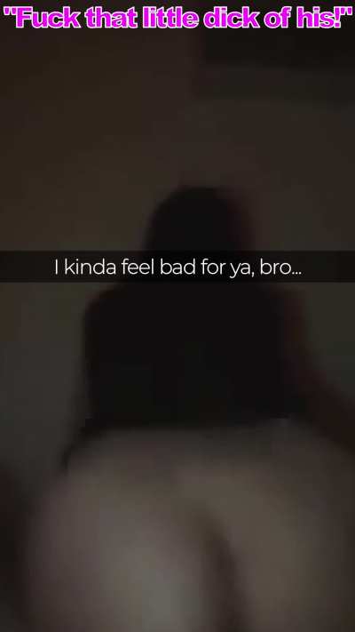 Your girlfriend can’t believe how tiny your dick was. [SOUND ON!]