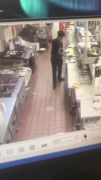 Burger with nothing on