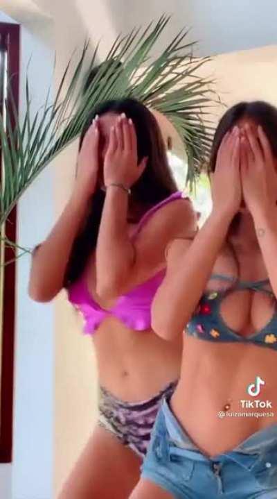Tiktok with sister @lauramarquesaa
