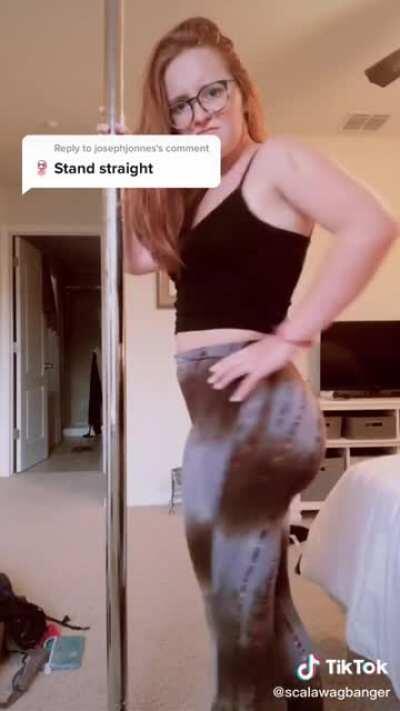 Showing off the booty