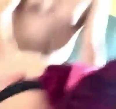 Cassidy Violette getting pumped