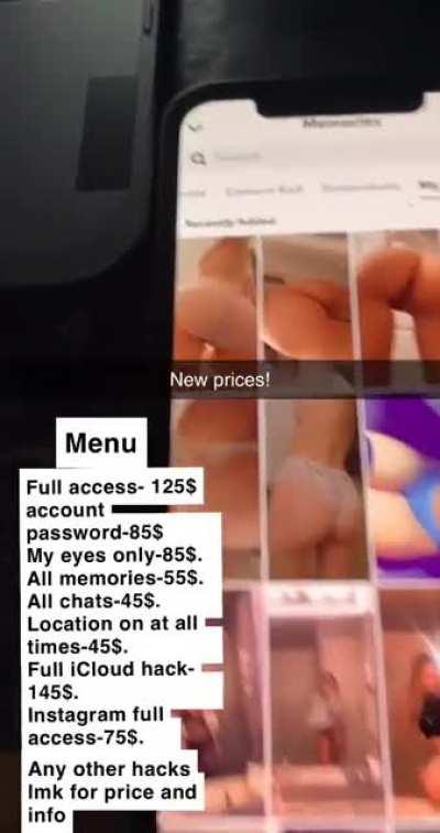 Add @snap_hax22 if y’all want him to hack into anyone’s Snapchat iCloud or Instagram! He’s legit he did a hack for me!