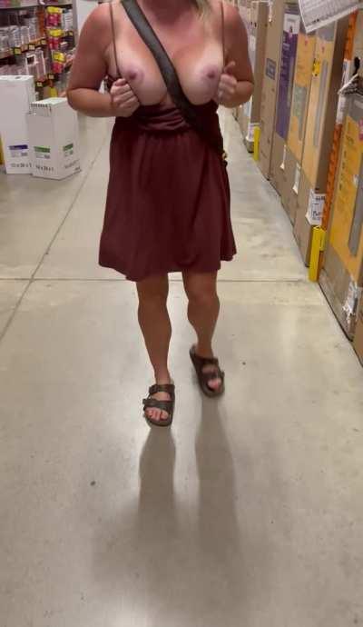 Fun in Home Depot