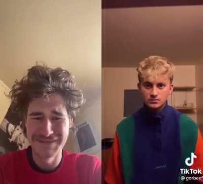 Not sure if it’s fixed by the duet but it made it funnier