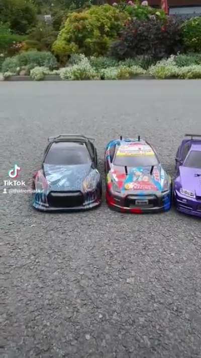 Kicked out of the rc car meet for not being fast enough. Still happy though