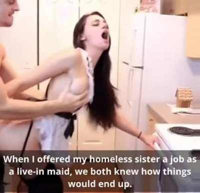 Sister has to pay her rent somehow