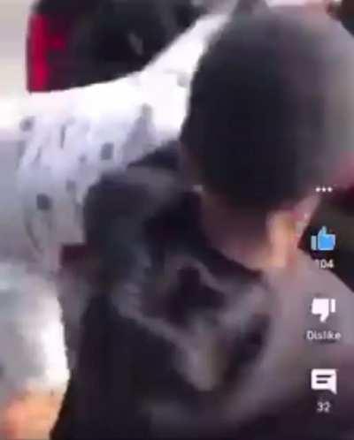 East Side Longo 13 gets jumped by Crip gang members in Long Beach, California