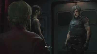 This moment in RE2R is priceless.