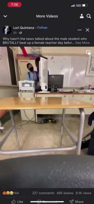 Texas students puts teacher in the Hospital