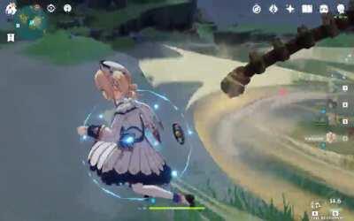 You can switch character to remove ruin guard's target lock