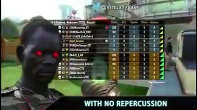 Trash talking to a god