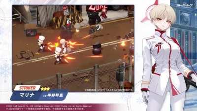 [JP] (Student introduction / skills) Marina is a “penetration” type tank, and is the chairman of the Committee of General Security, which Red Winter is proud of, with arched range attack EX skills and immortal normal skills that can be used once in battle