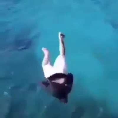 An awesome backflip...