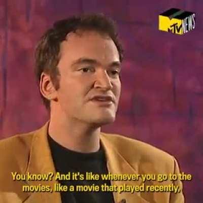 1994, MTV News interviews Quentin Tarantino. Makes you really think about his movies.