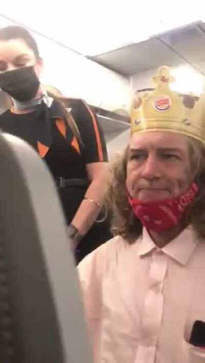 Dude being an absolute dick on a plane