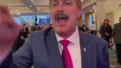 all the reporter did was ask Lindell to share the name one of 