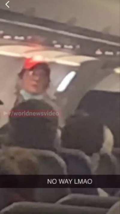 Two anti-maskers cause a whole plane to de-board. They are taken away by the cops to join the No-Fly-List club