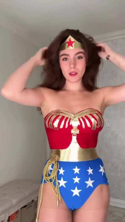 'day 15 of wearing costumes until halloween: Lynda Carter’s Wonder Woman' - IG October 2025