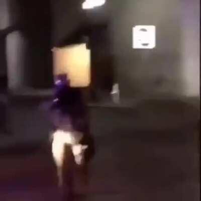 Man gets shot twice by police for antagonizing them for pointing a gun at his friend