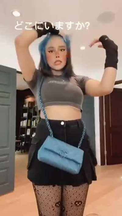 Looks like she’s about to go walk the streets dressed like that 😈