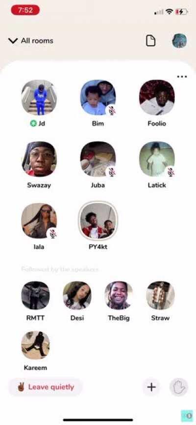 P yungin and foolio talking on clubhouse😂😂