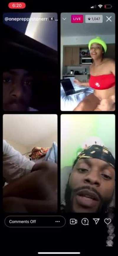 She pulled out the Henny bottle