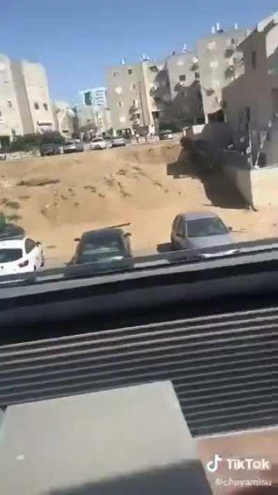 Here comes the missile