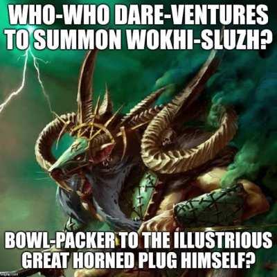 Thanquol smokes the Great Horned Boof