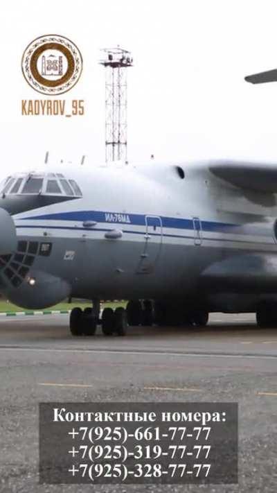 Ru pov: A further contingent of volunteers from chechnya has departed from Grozny International Airport, and is en route to the special military operation zone.




