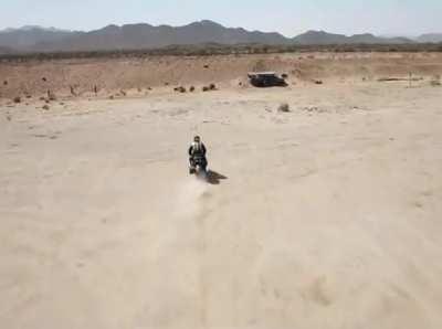 Imagine ride this in front of a police car