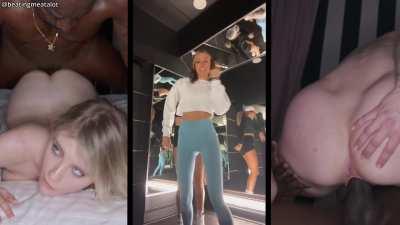 Gym girls on TikTok love showing off for BBC!