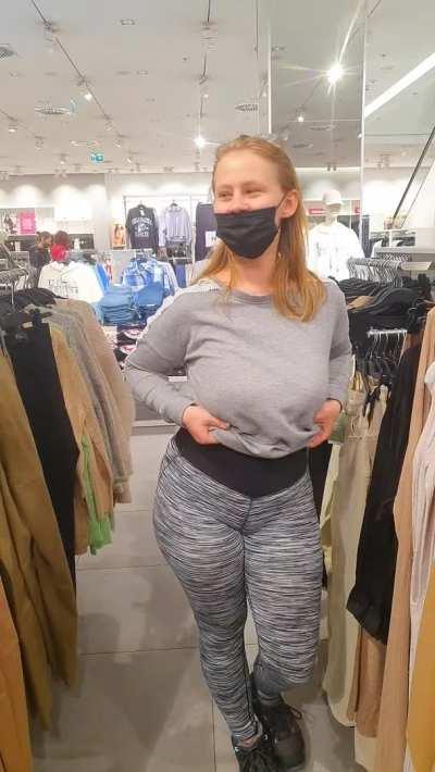 Big Tits Public Tits Porn GIF by cukierkowa