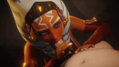 Ahsoka gives you a blowjob (CrossbowPussycat)
