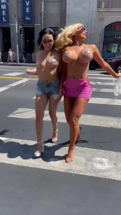 I'm crashing my car, for sure.