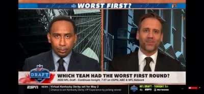 Max Kellerman’s soul leaves his body on national television.