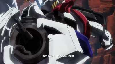 The Demon Barbatos vs. the Angel Hashmal [Gundam: Iron-Blooded Orphans]