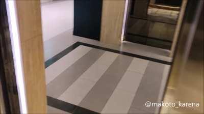 Walked around completely naked through the whole hotel and got caught 😥 [GIF]