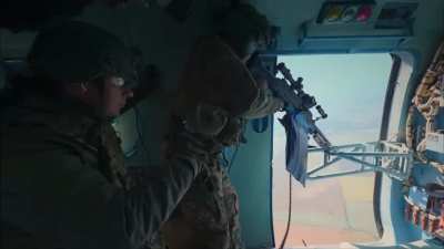 Ukrainian Mi-8 crew hunting Russian drones over skies of Ukraine